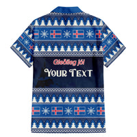 Custom Iceland Christmas Family Matching Mermaid Dress and Hawaiian Shirt Yule Cat With Xmas Tree - Wonder Print Shop