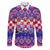 Custom Croatia Christmas Family Matching Long Sleeve Bodycon Dress and Hawaiian Shirt Sretan Bozic Croatian Embroidery Patterns - Wonder Print Shop
