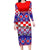 Custom Croatia Christmas Family Matching Long Sleeve Bodycon Dress and Hawaiian Shirt Sretan Bozic Croatian Embroidery Patterns - Wonder Print Shop