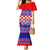 Custom Croatia Christmas Family Matching Mermaid Dress and Hawaiian Shirt Sretan Bozic Croatian Embroidery Patterns - Wonder Print Shop