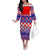 Custom Croatia Christmas Family Matching Off Shoulder Long Sleeve Dress and Hawaiian Shirt Sretan Bozic Croatian Embroidery Patterns - Wonder Print Shop