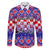 Custom Croatia Christmas Family Matching Puletasi Dress and Hawaiian Shirt Sretan Bozic Croatian Embroidery Patterns - Wonder Print Shop