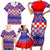 Custom Croatia Christmas Family Matching Short Sleeve Bodycon Dress and Hawaiian Shirt Sretan Bozic Croatian Embroidery Patterns - Wonder Print Shop