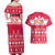 Custom Poland Christmas Couples Matching Off Shoulder Maxi Dress and Hawaiian Shirt Wesolych Swiat Polish Eagle - Wonder Print Shop