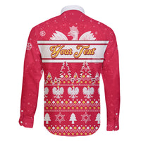 Custom Poland Christmas Family Matching Puletasi Dress and Hawaiian Shirt Wesolych Swiat Polish Eagle - Wonder Print Shop