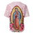 Virgen de Guadalupe Baseball Jersey Rose Flower Mexican Aztec Pattern - Wonder Print Shop