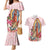 Virgen de Guadalupe Couples Matching Mermaid Dress and Hawaiian Shirt Rose Flower Mexican Aztec Pattern - Wonder Print Shop