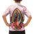 Virgen de Guadalupe Family Matching Summer Maxi Dress and Hawaiian Shirt Rose Flower Mexican Aztec Pattern - Wonder Print Shop