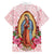 Virgen de Guadalupe Family Matching Summer Maxi Dress and Hawaiian Shirt Rose Flower Mexican Aztec Pattern - Wonder Print Shop