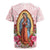 Virgen de Guadalupe Rugby Jersey Rose Flower Mexican Aztec Pattern - Wonder Print Shop