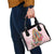 Virgen de Guadalupe Shoulder Handbag Rose Flower Mexican Aztec Pattern