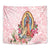 Virgen de Guadalupe Tapestry Rose Flower Mexican Aztec Pattern - Wonder Print Shop