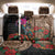 Las Posadas Back Car Seat Cover Pinata With Mexican Aztec Circle - Wonder Print Shop