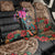 Las Posadas Back Car Seat Cover Pinata With Mexican Aztec Circle - Wonder Print Shop
