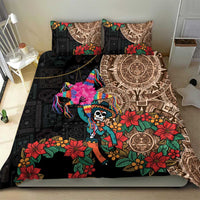 Las Posadas Bedding Set Pinata With Mexican Aztec Circle - Wonder Print Shop