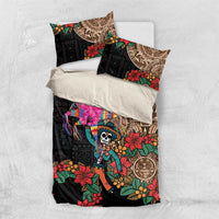 Las Posadas Bedding Set Pinata With Mexican Aztec Circle - Wonder Print Shop
