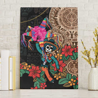 Las Posadas Canvas Wall Art Pinata With Mexican Aztec Circle - Wonder Print Shop