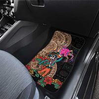 Las Posadas Car Mats Pinata With Mexican Aztec Circle - Wonder Print Shop