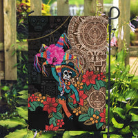 Las Posadas Garden Flag Pinata With Mexican Aztec Circle - Wonder Print Shop