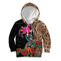 Las Posadas Kid Hoodie Pinata With Mexican Aztec Circle - Wonder Print Shop