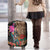 Las Posadas Luggage Cover Pinata With Mexican Aztec Circle - Wonder Print Shop