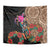 Las Posadas Tapestry Pinata With Mexican Aztec Circle - Wonder Print Shop