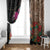 Las Posadas Window Curtain Pinata With Mexican Aztec Circle - Wonder Print Shop