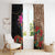Las Posadas Window Curtain Pinata With Mexican Aztec Circle - Wonder Print Shop