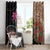 Las Posadas Window Curtain Pinata With Mexican Aztec Circle - Wonder Print Shop