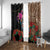 Las Posadas Window Curtain Pinata With Mexican Aztec Circle - Wonder Print Shop