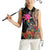 Las Posadas Women Sleeveless Polo Shirt Pinata With Mexican Aztec Circle - Wonder Print Shop