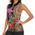 Las Posadas Women Sleeveless Polo Shirt Pinata With Mexican Aztec Circle - Wonder Print Shop