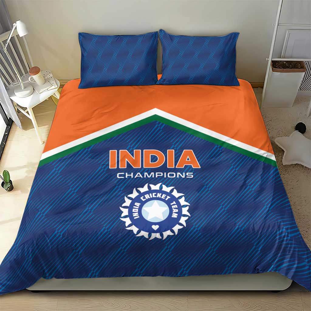 India Cricket Bedding Set The Men In Blue Champions - Wonder Print Shop
