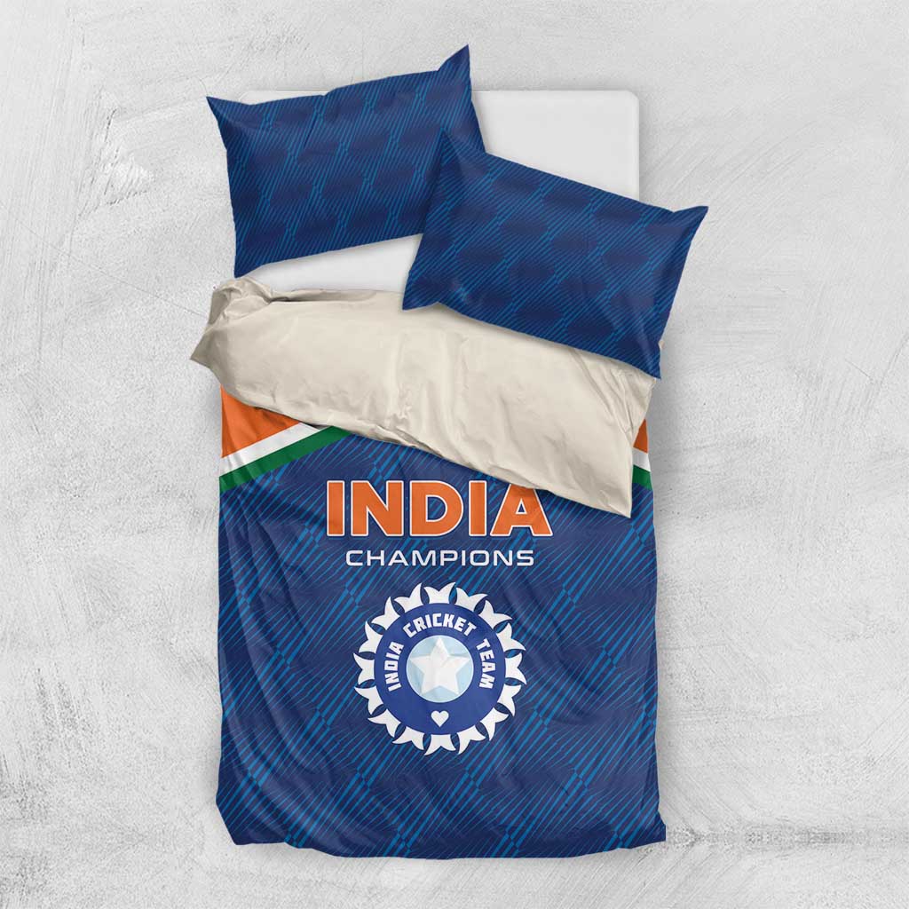 India Cricket Bedding Set The Men In Blue Champions - Wonder Print Shop