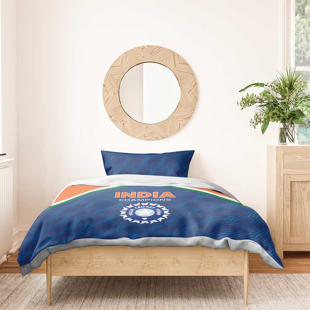 India Cricket Bedding Set The Men In Blue Champions - Wonder Print Shop