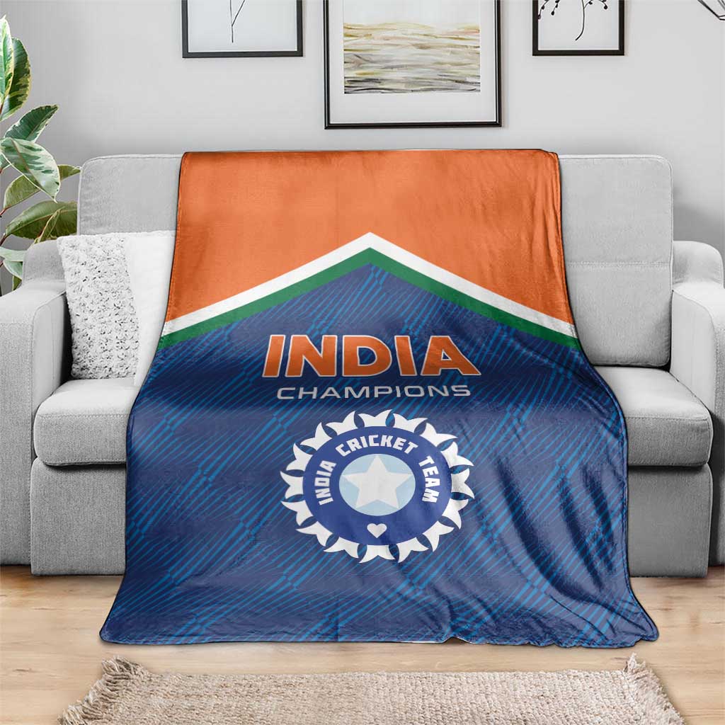 India Cricket Blanket The Men In Blue Champions