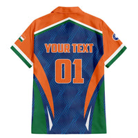 Custom India Cricket Family Matching Mermaid Dress and Hawaiian Shirt The Men In Blue Champions - Wonder Print Shop