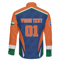 Custom India Cricket Family Matching Summer Maxi Dress and Hawaiian Shirt The Men In Blue Champions - Wonder Print Shop