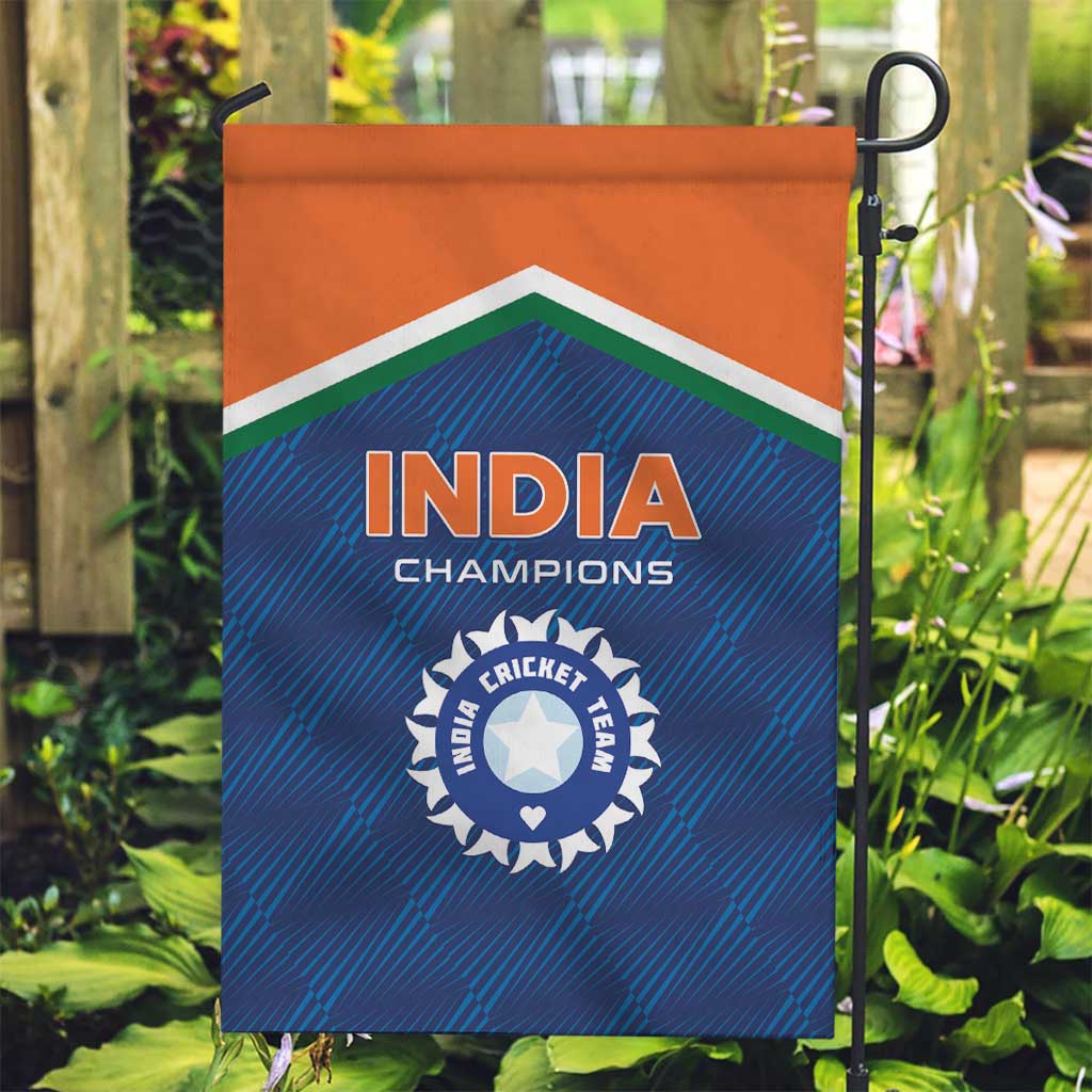 India Cricket Garden Flag The Men In Blue Champions - Wonder Print Shop
