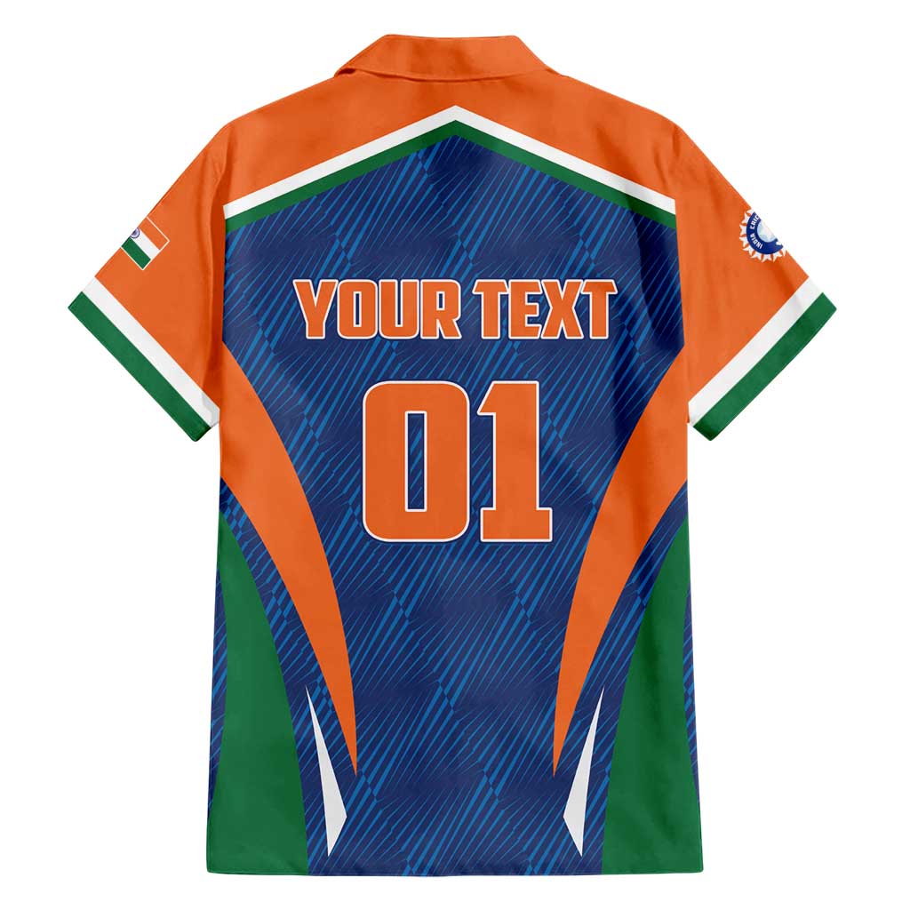 Custom India Cricket Hawaiian Shirt The Men In Blue Champions - Wonder Print Shop