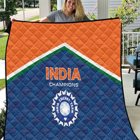 India Cricket Quilt The Men In Blue Champions - Wonder Print Shop