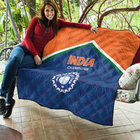 India Cricket Quilt The Men In Blue Champions - Wonder Print Shop