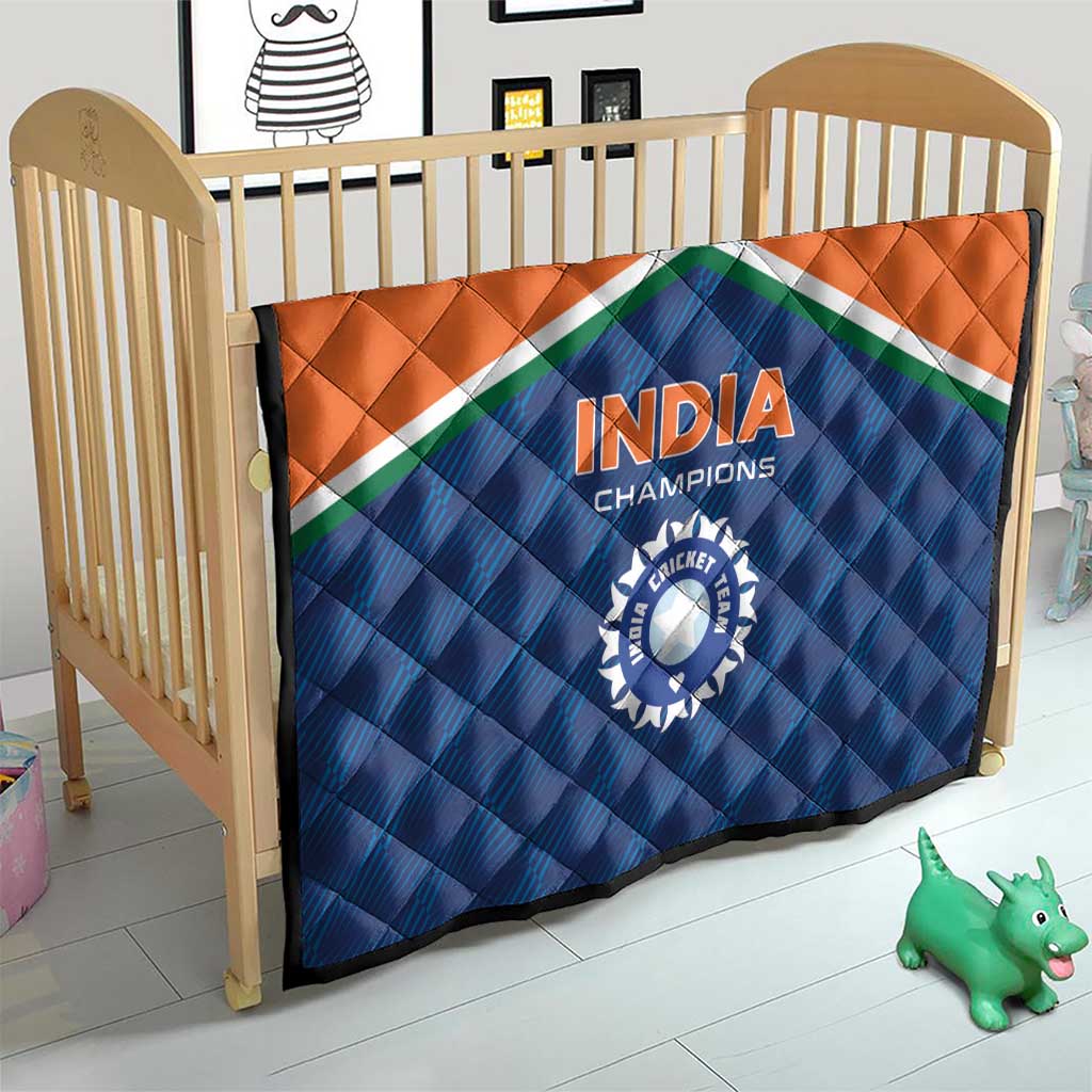India Cricket Quilt The Men In Blue Champions - Wonder Print Shop