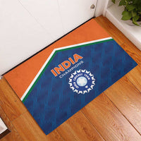 India Cricket Rubber Doormat The Men In Blue Champions - Wonder Print Shop