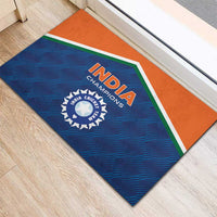 India Cricket Rubber Doormat The Men In Blue Champions - Wonder Print Shop