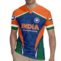 Custom India Cricket Rugby Jersey The Men In Blue Champions - Wonder Print Shop