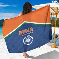 India Cricket Sarong The Men In Blue Champions - Wonder Print Shop