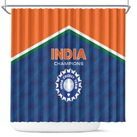 India Cricket Shower Curtain The Men In Blue Champions