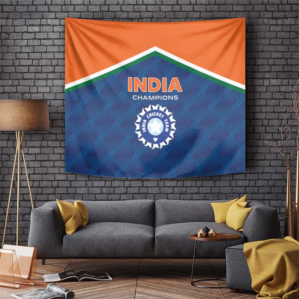 India Cricket Tapestry The Men In Blue Champions - Wonder Print Shop