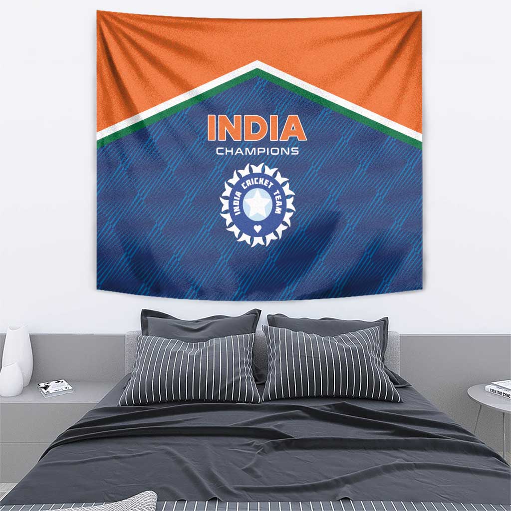 India Cricket Tapestry The Men In Blue Champions - Wonder Print Shop